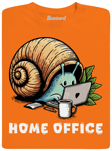 Slimákov home office pánske tričko Orange