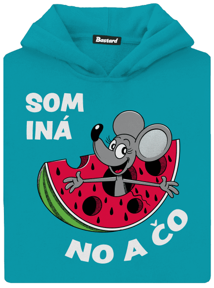 Som iná detská mikina klokanka Hawaiian Blue