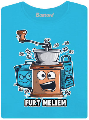 Mlynček dámske tričko s lemom Blue Atol