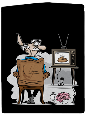 TV News dámska mikina na zips Black