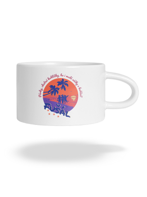 Fušál hrnček makronka White