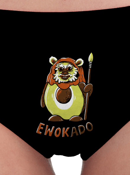Ewokado dámske nohavičky Black