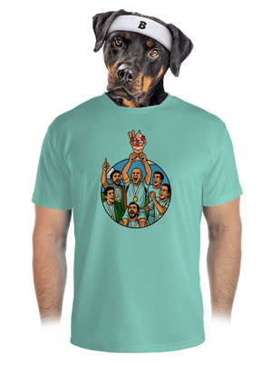 Pohár pánske športové tričko Mint Mal