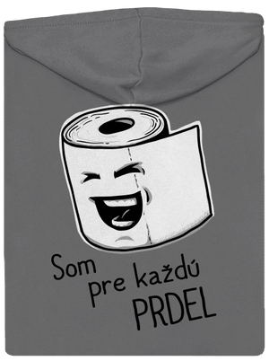 Prdel dámska mikina na zips Steel Gray