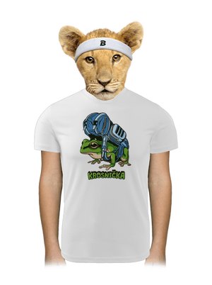 Krosnička detské športové tričko White