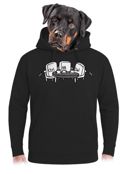 Nerozluční kamaráti unisex mikina premium Dark Black