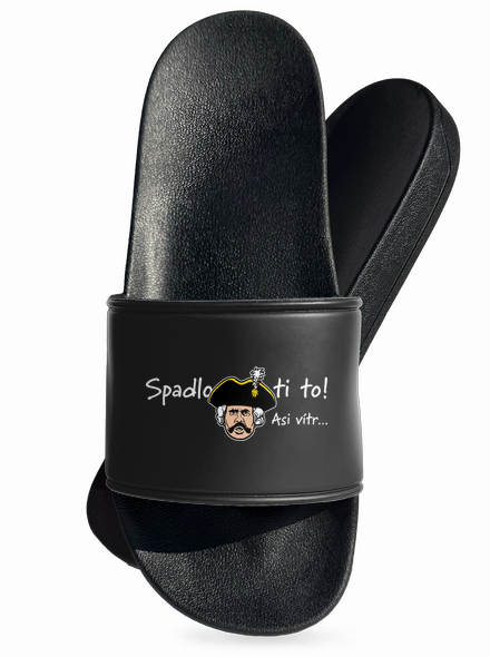 Spadlo ti to šľapky Black