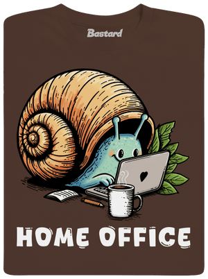 Slimákov home office pánske tričko Brown