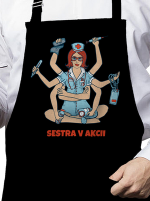 Sestra v akcii zástera Black