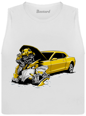 Ako na to dámske tielko voľné White