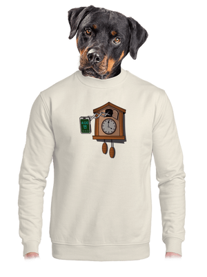 unisex mikina bez kapucne