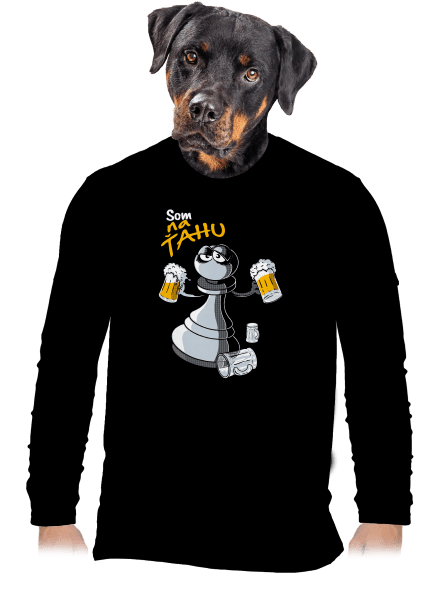 Na ťahu pánske dlhý rukáv Black