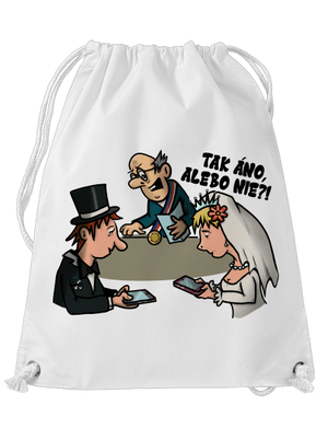 Svadobný obrad vak White