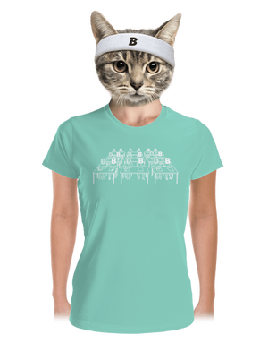 Cimrman: Debil, blbeček dámske športové tričko Mint Mal