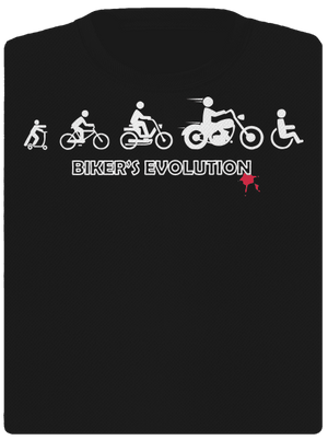 Biker’s Evolution dámske športové tričko Black