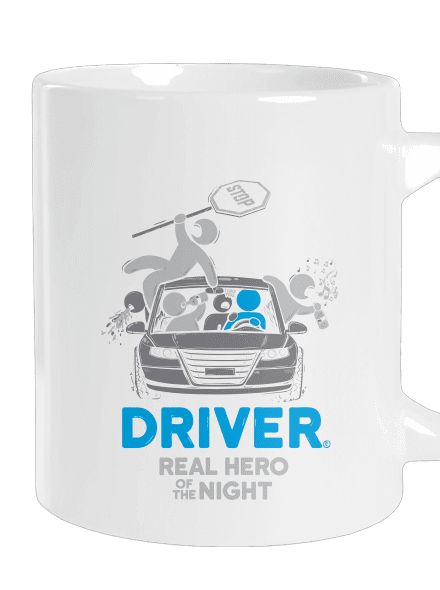 Driver veľký hrnček White