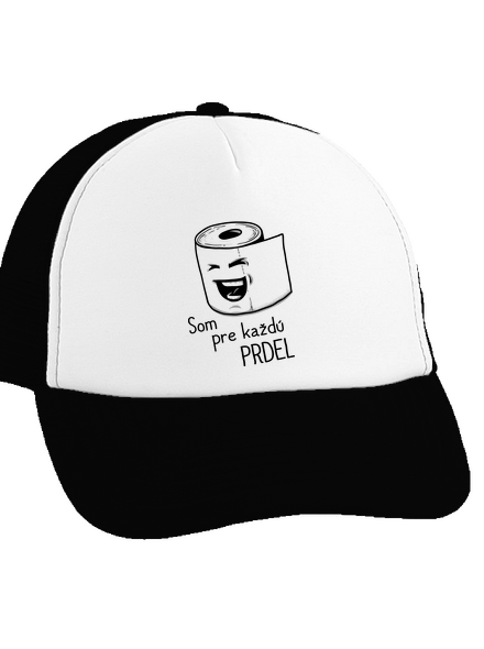 Prdel šiltovka truckerka Black cap