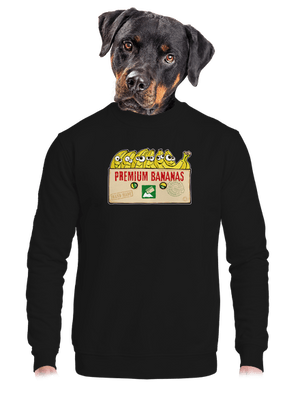 unisex mikina bez kapucne