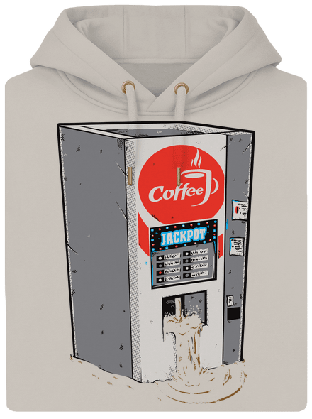 Jackpot unisex mikina premium Pastel Macchiato