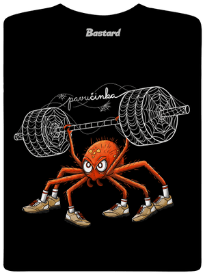 Pavučinka pánske dlhý rukáv Black