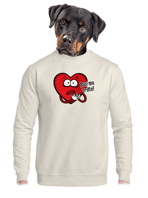 unisex mikina bez kapucne