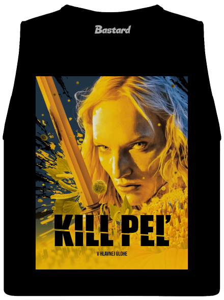 Kill Peľ dámske tielko voľné Black