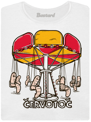 Červotoč dámske tričko prémium White