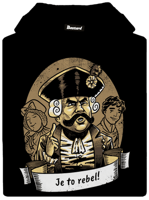 B14: S čerty nejsou žerty dámska mikina klokanka Black