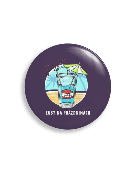 Zuby na prázdninách placka 