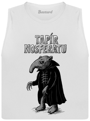 Tapír Nosferatu dámske tielko voľné White