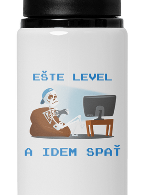 Ešte level flaša na vodu White
