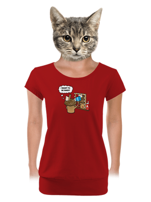 dámske tričko s lemom