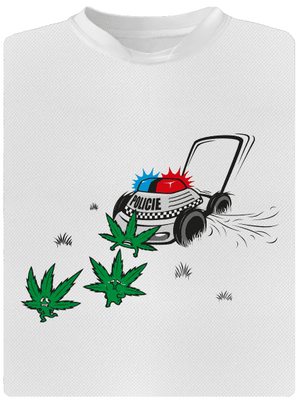 Ganja kríza pánske športové tričko White