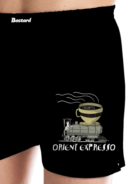 Orient expresso pánske trenky Black