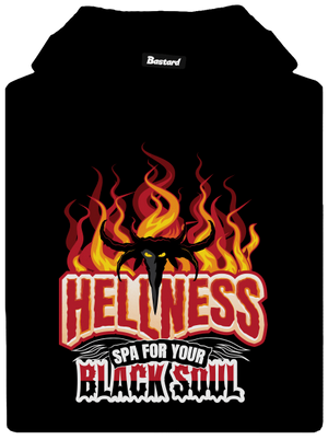 Hellness pánska mikina klokanka Black