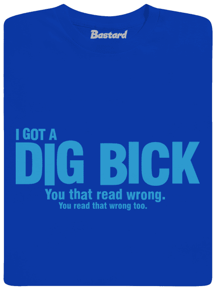 Dig bick pánske dlhý rukáv Royal Blue