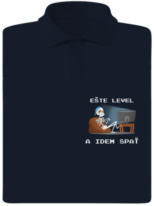 Ešte level pánska polokošeľa Navy Mal