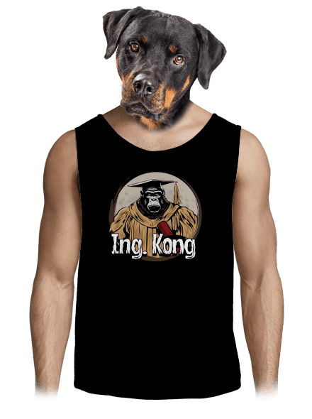 Ing. Kong pánske tielko Black