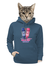 dámska mikina klokanka