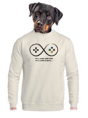 unisex mikina bez kapucne