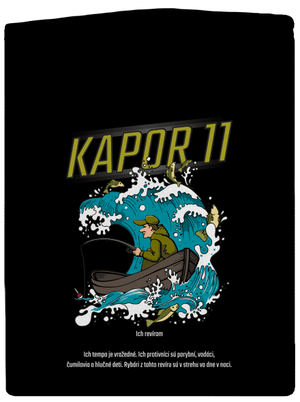 Kapor 11 dámska mikina na zips Black