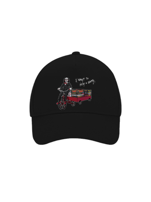 Chcem si zahrať hru šiltovka baseballka Black