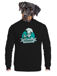 unisex mikina bez kapucne