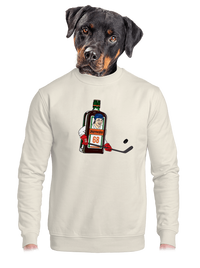 unisex mikina bez kapucne