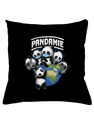 Pandamie vankúš Black