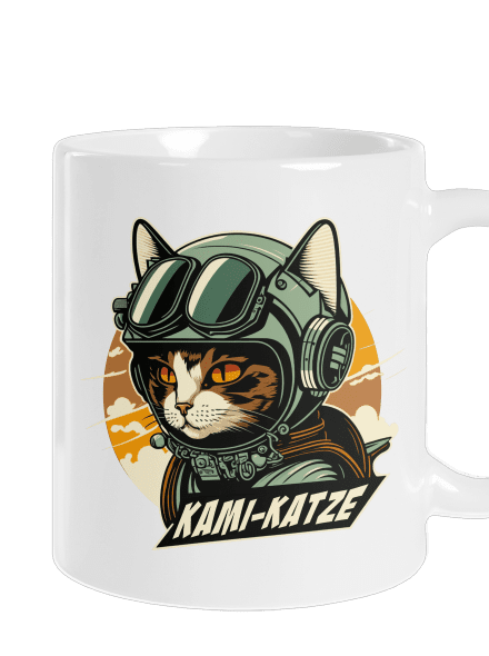 Kami-Katze klasický hrnček White