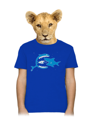 Rybky detské tričko Royal Blue