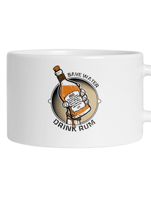 Save water hrnček makronka White