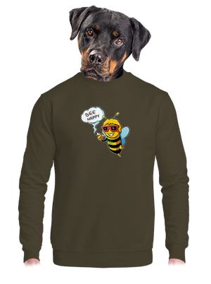 unisex mikina bez kapucne