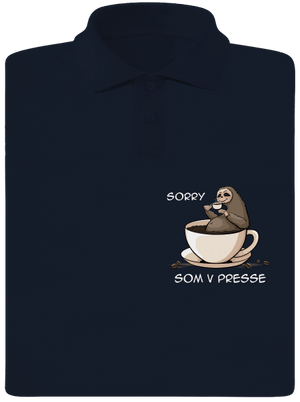 V presse pánska polokošeľa Navy Mal